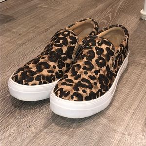 Steve Madden Leopard Gills Slip-on Sneaker
